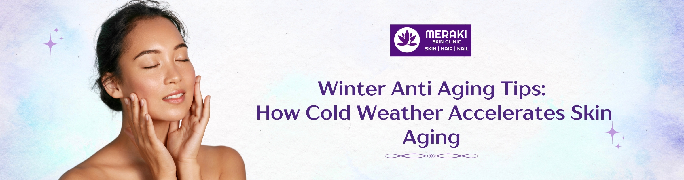 Winter Anti Aging Tips Banner